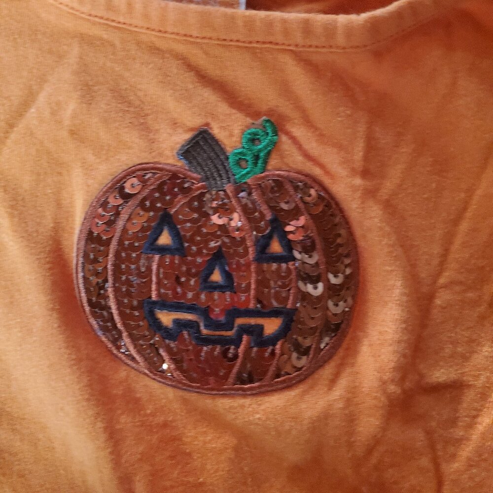 Girls Jack O Lantern shirt